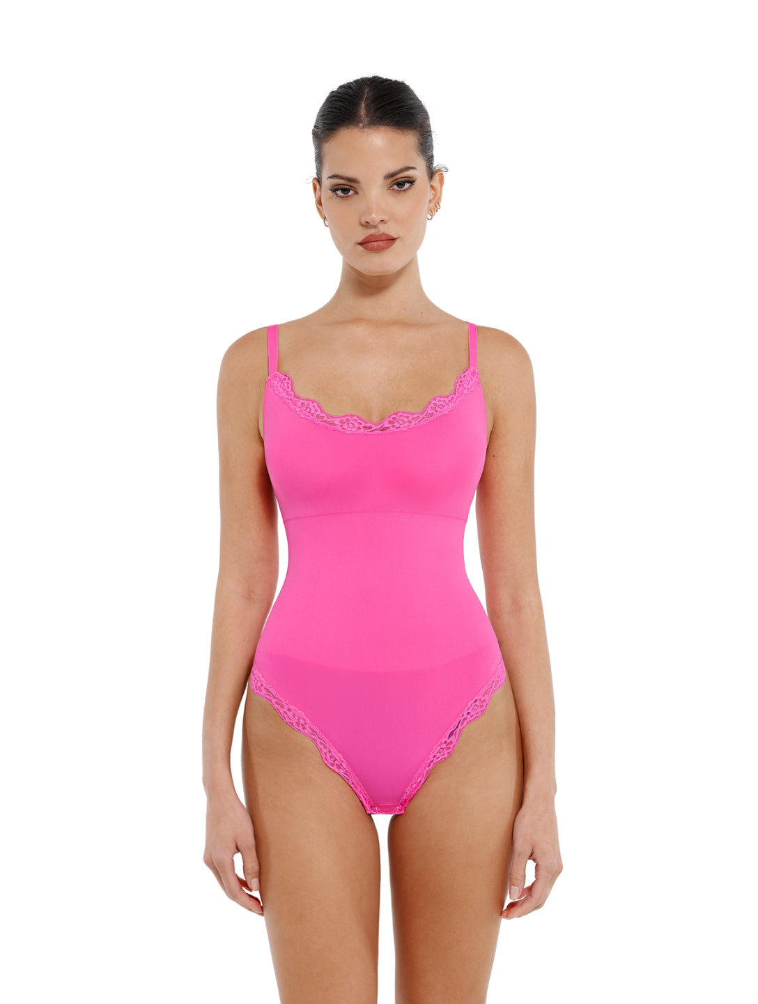 Body string sans coutures et à lacets